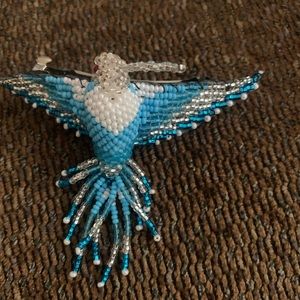 Light able Hummingbird Barrette